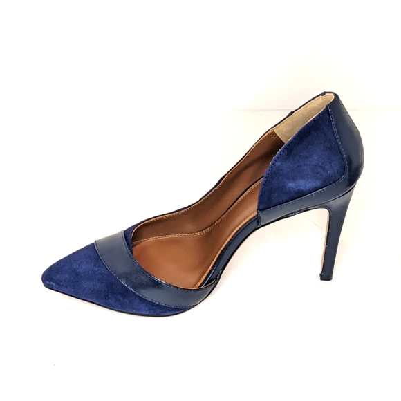 NWOT Reiss suede and leather heels - Picture 4 of 16